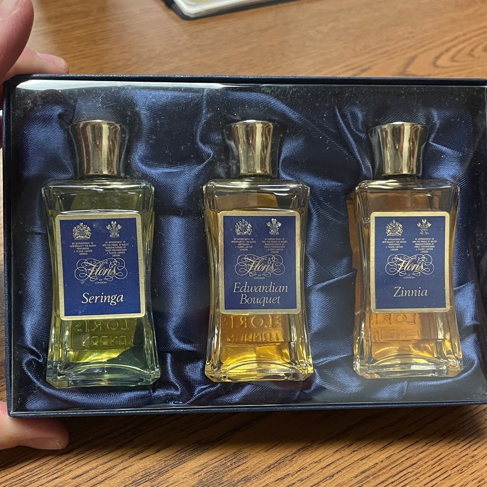 Floris Fragrance Set - Seringa, Edwardian Bouquet, Zinnia